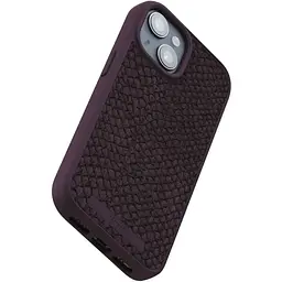 Чохол-накладка Njord Salmon Leather MagSafe Case Rust для iPhone 15 Plus (NA52SL03) - мініатюра 5