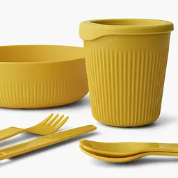Набір посуду Sea To Summit Passage Dinnerware Sett 1P 6 предметів Arrowwood Yellow (1033-STS ACK037051-120913) - мініатюра 2