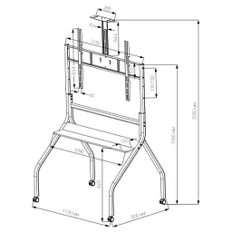 Стійка презентаційна Vinga TFS-W1216B1 - мініатюра 12