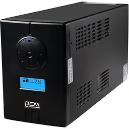 ДБЖ Powercom NF-1100AP LCD ІНВЕРТОР 1100VA/770W USB 2xSchuko, 15А, 24v/220v - мініатюра 2