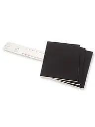 Записник Moleskine Cahier XXL, Нелінований Чорний (QP333) - мініатюра 2