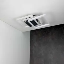 Світильник LED smart RAFAEL+пульт 100W 3000-5000K IP20 прямокутний біло-чорний Violux ( 220905 ) - мініатюра 2