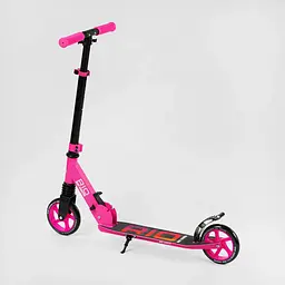 Самокат Best Scooter Rio 68-89х54.5 см Рожево-чорний 000283539 - мініатюра 2