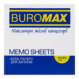 Блок паперу для нотаток Buromax Веселка проклеєний 90х90х40 мм різнобарвний (BM.2244) - мініатюра 3
