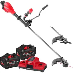 Тример акумуляторний безщiтковий Milwaukee M18 F2BCU-122 2х18В зарядний пристрій M18 DBSC 2 акумулятори М18 FВ12 12Аг карт