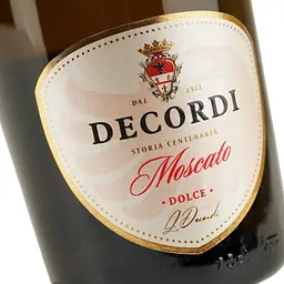 Винний напій Decordi Moscato Spumante Dolce білий солодкий 6% 0.75 л - мініатюра 5