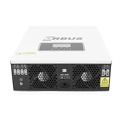 Гібридний інвертор ORBUS ORB-1.6KW, 2000 VA/1600W, 12V. струм заряду 20-60А, MPPT 30~400 В, WIFI, 357*273*95мм, 4.6кг - мініатюра 3