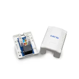 Комп'ютерна розетка Cablexpert RJ45x1 UTP, cat.5e (NCAC-1U5E-01) - мініатюра 2