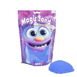 Кінетичний пісок Strateg Magic sand у пакеті 39403-9 синій, 0,500 кг