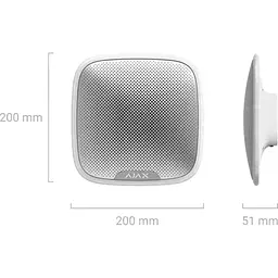 Вулична сигналізація Ajax StreetSiren White (000001159) [162945] - мініатюра 4
