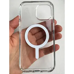Протиударний прозорий чохол для iPhone 13 / 14 / 15 Speck Presidio Clear Case MagSafe (150553-3240) - мініатюра 7