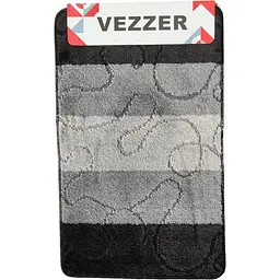Набір килимків для ванної Vezzer Avangartline 50x80 та 50x40 см сірий (VZAS11304) - мініатюра 4