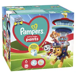 Підгузки Pampers Extra Large Розмір 6 (14-19 кг) Paw Patrol 60 шт (8006540863657) - мініатюра 2