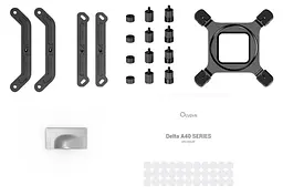 Кулер для процесора OCYPUS DELTA A40 WH ARGB (DELTA-A40-WH1NAWN00X-GL) - мініатюра 8