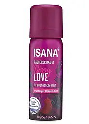 Піна для гоління жіноча Isana Berry Love Mini 50 мл