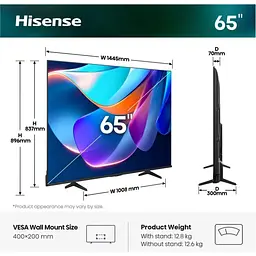 Телевізор Hisense 65A6S 65` LED Ultra HD 4K (20018851) UA [173910] - мініатюра 8