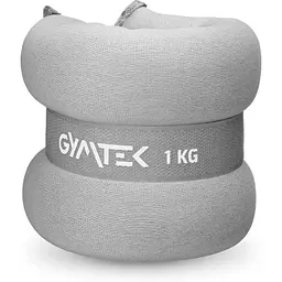 Обважнювачі Gymtek для рук і ніг 2 х 1 сірий