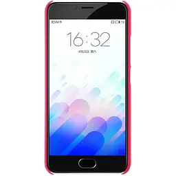 Чохол-накладка Nillkin Super Frosted Shield Meizu M3 Red - мініатюра 3