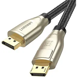 Кабель Ugreen DisplayPort M - M 3.0 м V1.4 8K Zinc Alloy Shell DP112 чорний