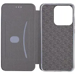 Шкіряний чохол-книжка Classy для Xiaomi Redmi 12C Темно-синій - мініатюра 3