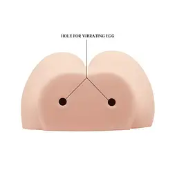 Мастурбатор із вібрацією Crazy Bull Vagina And Anal Busty Butt (тілесний) - мініатюра 5