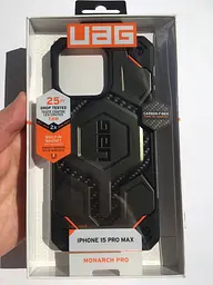Протиударний чохол UAG Monarch Pro MagSafe для iPhone 15 Pro Max (6.7") Element Green 1143381F7B42 - мініатюра 6