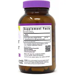 Яблучний оцет Bluebonnet Nutrition Apple cider vinegar 120 вегетаріанських капсул - мініатюра 3