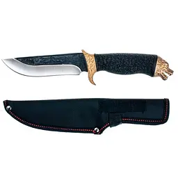 Ніж універсальний мисливський Wolf довжина 270мм 130х140мм 280г у чохлі