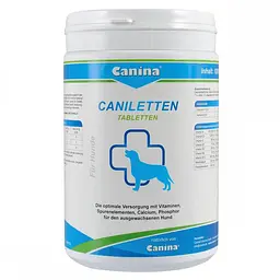 Вітаміни для собак Canina (Каніна) Caniletten 500 табл. активний кальцій для вагітних і лактуючих сук - мініатюра 2