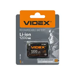 Акумулятор Videx Li-ion VLF-B12 (захист) 1200mAh 1шт BLISTER VIDEX (27219-000) - мініатюра 2