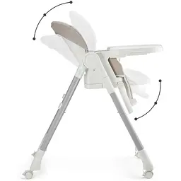 Стільчик для годування Kinderkraft Tulo Beige (KHTULO00BEG0000) - мініатюра 8