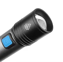 Ліхтар ручний T6 LED акумуляторний зарядка від USB кишеньковий ліхтарик UKC K31 - мініатюра 13