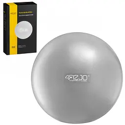 М'яч для пілатесу, йоги, реабілітації 4FIZJO 22 см Grey (P-5907739314499) - мініатюра 3