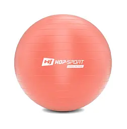 Фітбол Hop-Sport 55см рожевий + насос 2020 - мініатюра 2