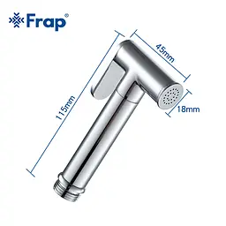 Лійка для гігієнічного душу Frap F21, хром, Хром - мініатюра 3