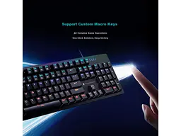Клавіатура Thunderobot K104 Blue Black (6932066309046) - мініатюра 4