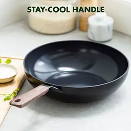 Сковорода-вок GreenPan Eco Smartshape Darkwood 28 см 3.6 л (CC006443-001) - мініатюра 5