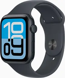 Смарт-годинник Apple Watch SE 3 GPS 44mm Midnight Alu. Case w. Midnight S. Band - M/L (MEHQ4) - мініатюра 1