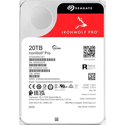 Seagate Жорсткий диск Seagate 20TB 3.5" 7200 256MB SATA IronWolf Pro - мініатюра 4