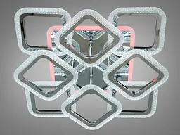 Стельова LED-люстра з диммером та кольоровим підсвічуванням Diasha S2406/4+4HR LED 3color dimmer - мініатюра 3