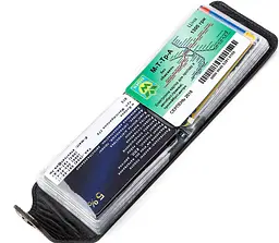 Шкіряний картхолдер SHVIGEL 10х7 см acs0025906 - мініатюра 4