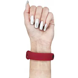 Силіконовий ремінець BeCover для Xiaomi Mi Smart Band 9 Red Wine (711969) - мініатюра 5
