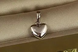 Кулон Xuping Jewelry чисте серце 1.1 см сріблястий