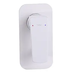 Душова система Topaz Lexi TLG 21205-H57-W, ручна та верхня лійка, горизонт.Білий гляне, Білий - мініатюра 5