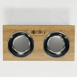 Hollky Base L — миски на підставці для середніх і великих собак (2 × 0,95 л) - мініатюра 5