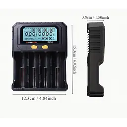 Універсальний зарядний пристрій PowerKan PD4 4 канали з екраном під 18650 - мініатюра 5