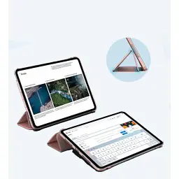 Чохол до планшета BeCover Tri Fold Hard Apple iPad Pro 11" M5 2025 Pink (715997) - мініатюра 5