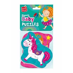 Бебі пазли магнітні "Фея та єдиноріг" Vladi Toys VT3208-30 (4820234764273)