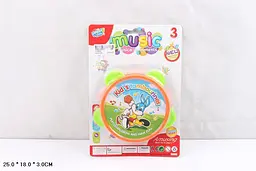 Дитячий музичний інструмент тамбурин із кроликом, серія Music (2Y368-4)