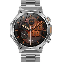 Смарт-годинник Uwatch Smart Surf X Pro Steel 2 ремінці сріблястий (3382) - мініатюра 5